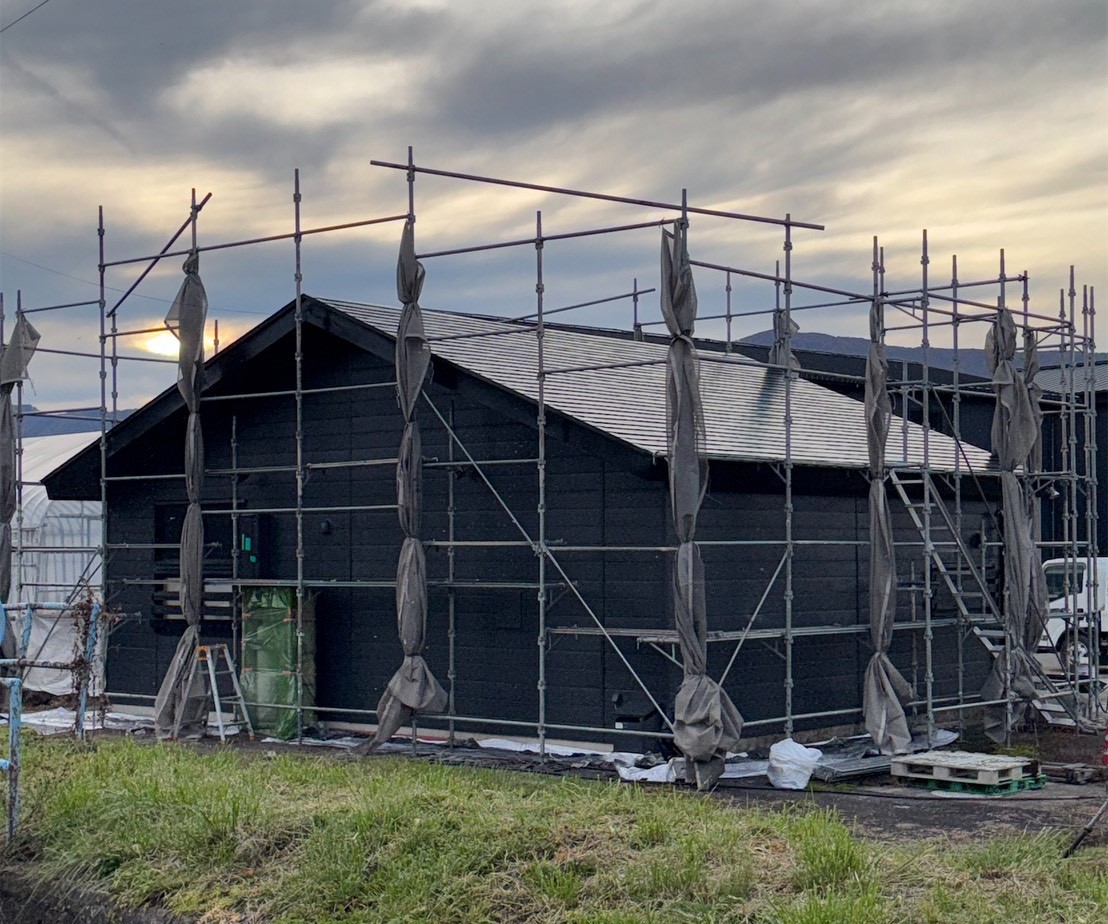 南魚沼生産組合　事務所塗装工事の施工写真3