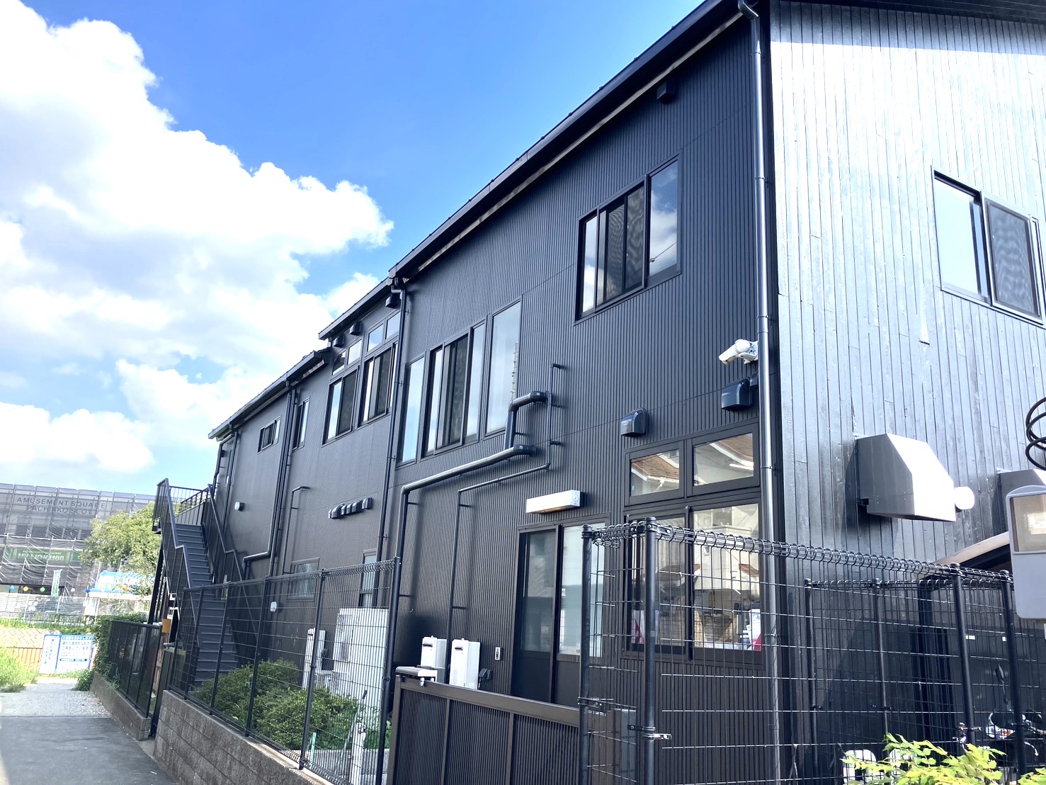 新座どろんこ保育園　外部塗装工事の施工写真3