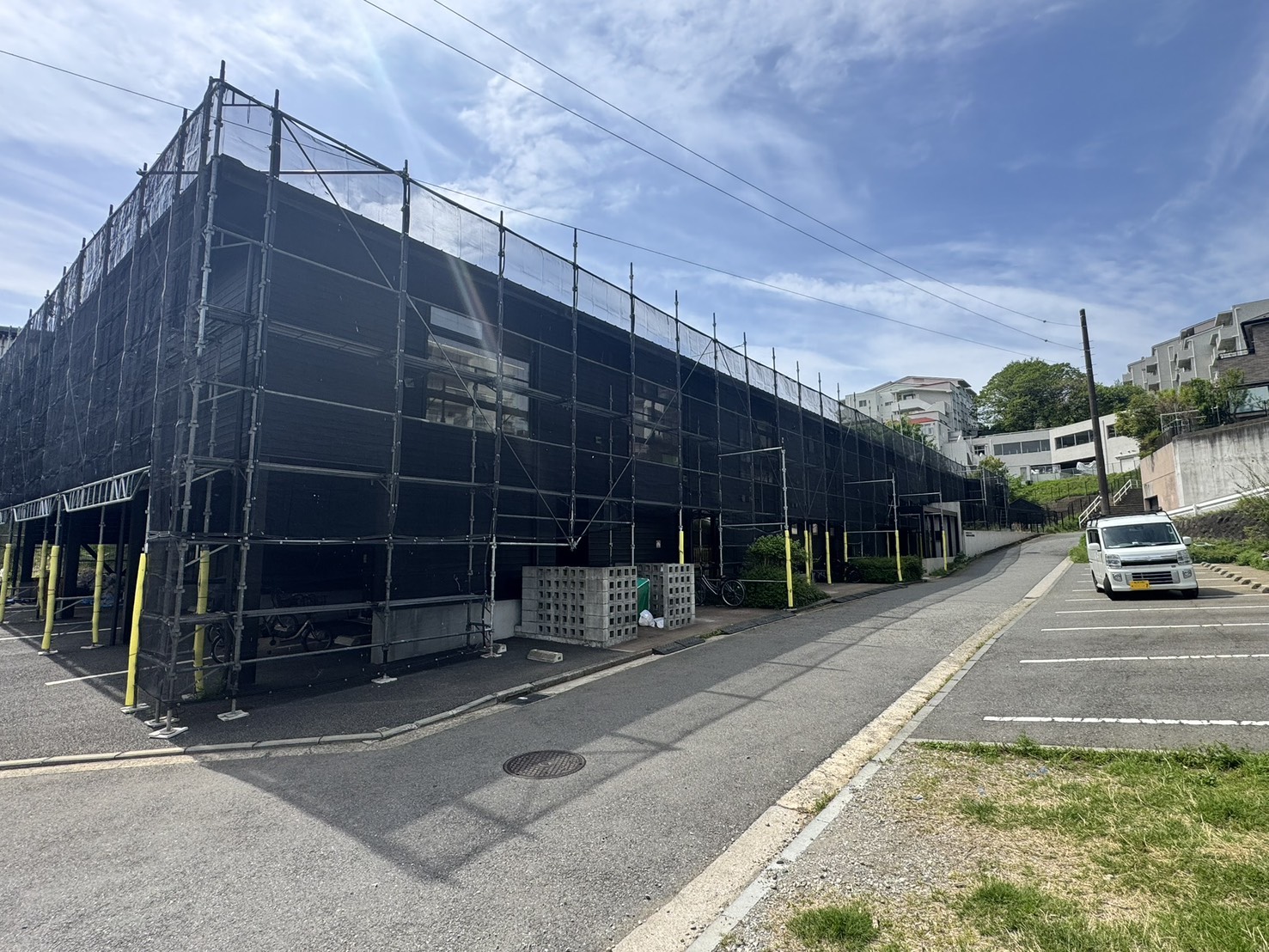 東寺尾どろんこ保育園　外壁塗装工事の施工写真4